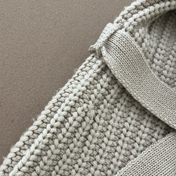 & OTHER STORIES LOS ANGELES ATELIER Chunky Wool Belted Cardigan Sweater - XS - Picture 13 of 14